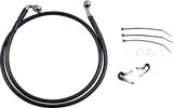 Extended Length Black Vinyl Brake Line Kit [2/2]