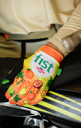 Strapped Fruit Punch Gloves