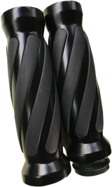 Custom Twisted Rubber Grips