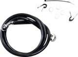 Extended Length Black Vinyl Brake Line Kit [2/2]