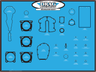 Gasket/Seal and O-Ring Display Board for M8 Motors