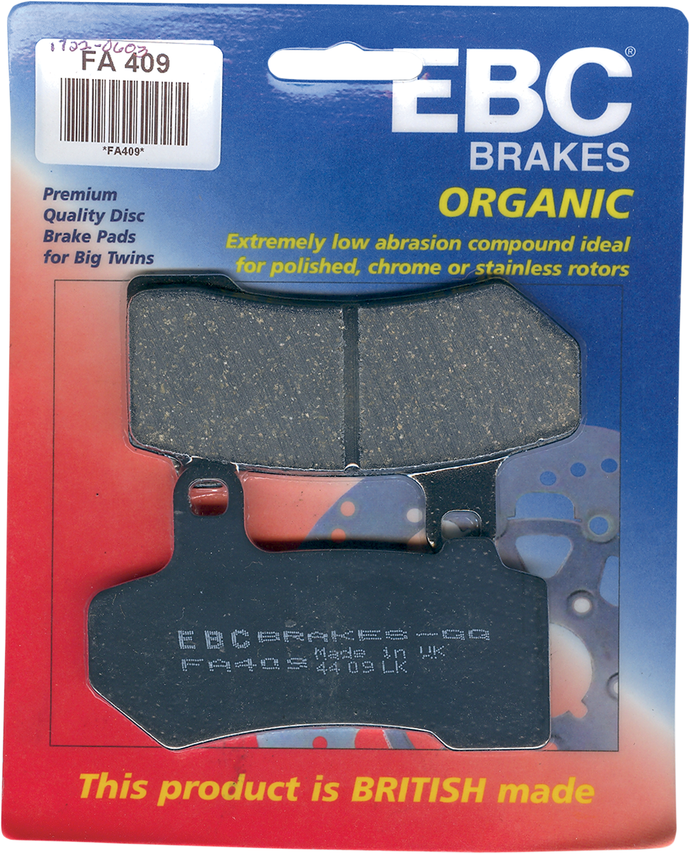 Organic Harley/Buell Brake Pads