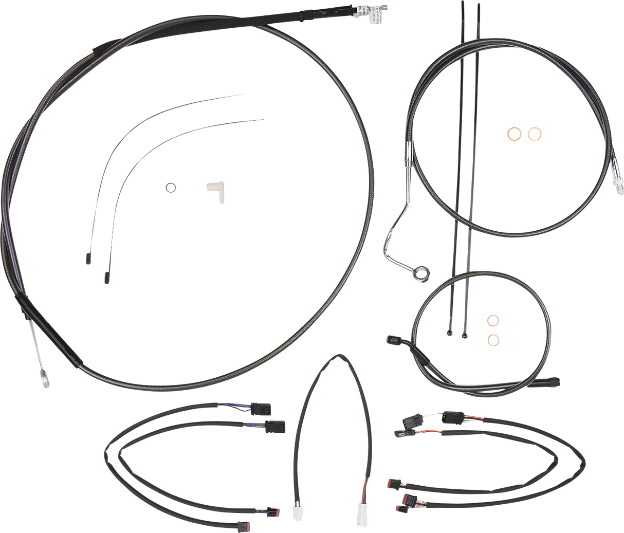 Black Pearl™ Designer Handlebar Installation Kit - 15"-17" - '21-'23 FLHRXS