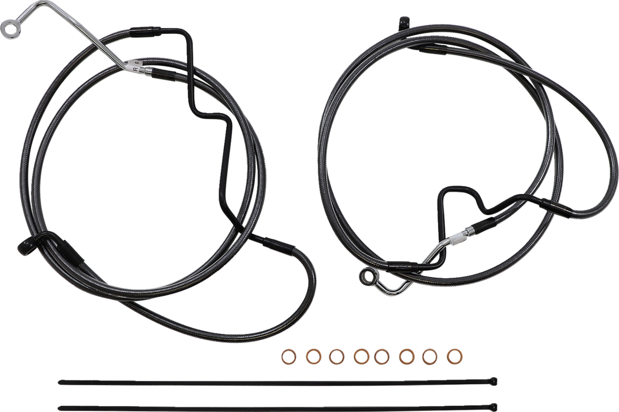 Black Pearl™ Designer Handlebar Installation Kit - 15"-17" - '21-'22 FLHR