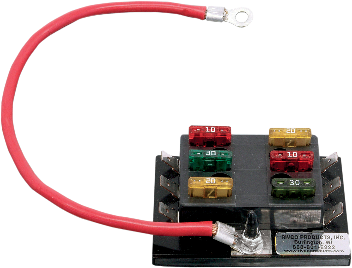 6-Circuit Fuse Terminal Block
