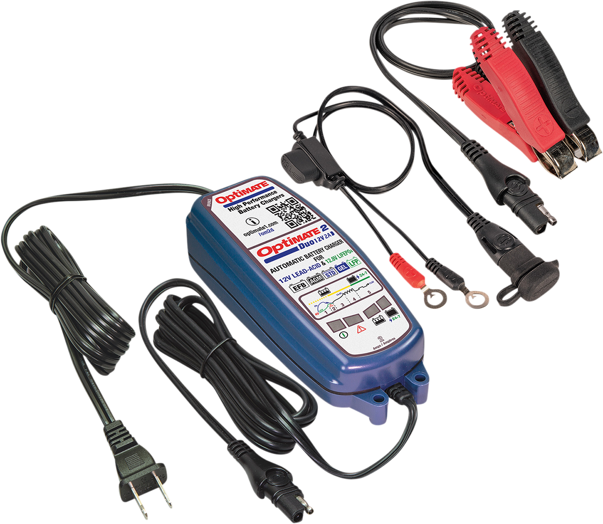 OptiMate™ 2 Duo Battery Charger/Maintainer
