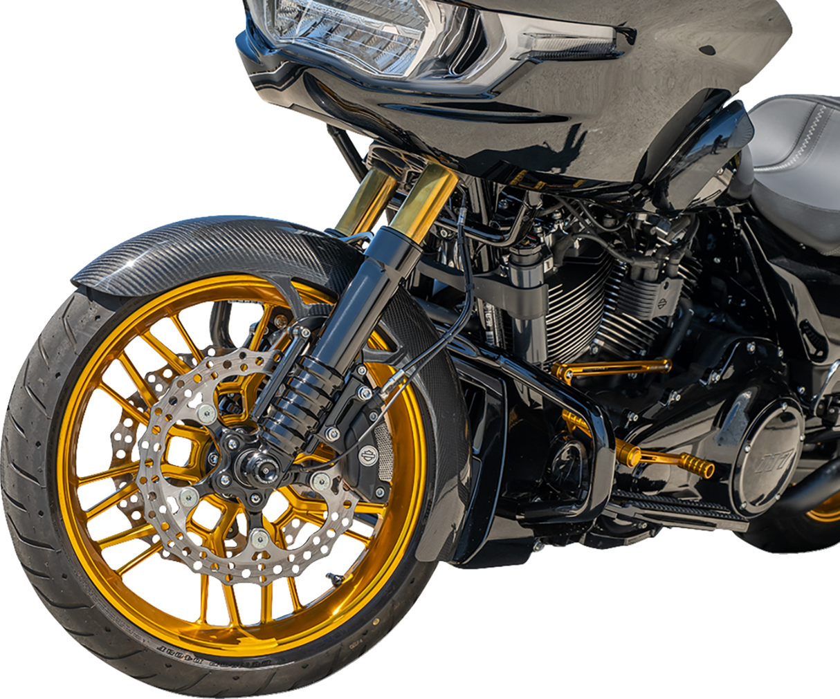 Carbon Fiber 19" Wrapper Front Fender