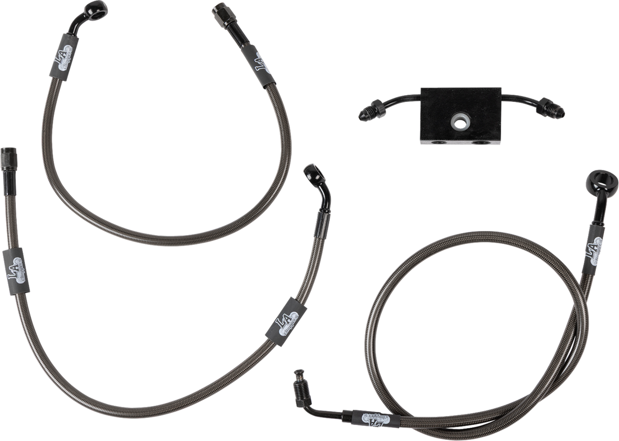 Midnight Braided Brake Line Kit
