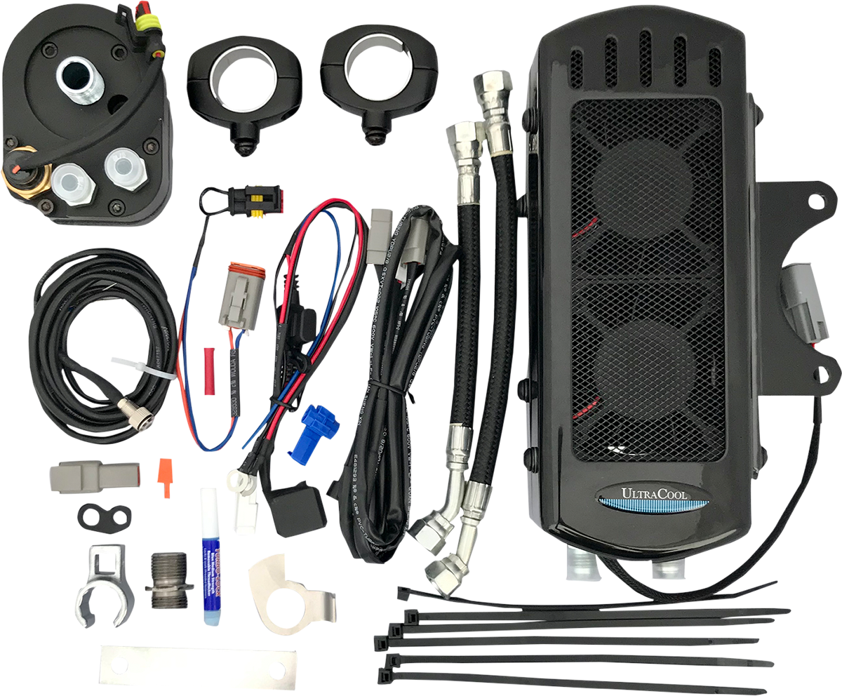 Side Mount Oil Cooler with Fan Kit