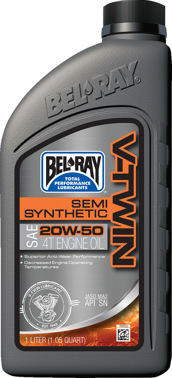 V-Twin Semi-Synthetic 4-Stroke Engine Oil