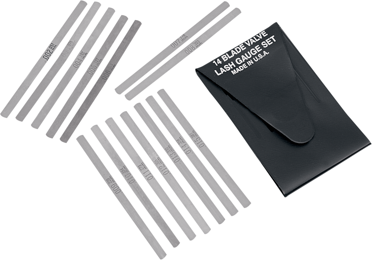 14-Blade Valve Lash Gauge Set