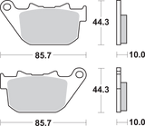 HLS Street Excel Sintered Rear Brake Pads
