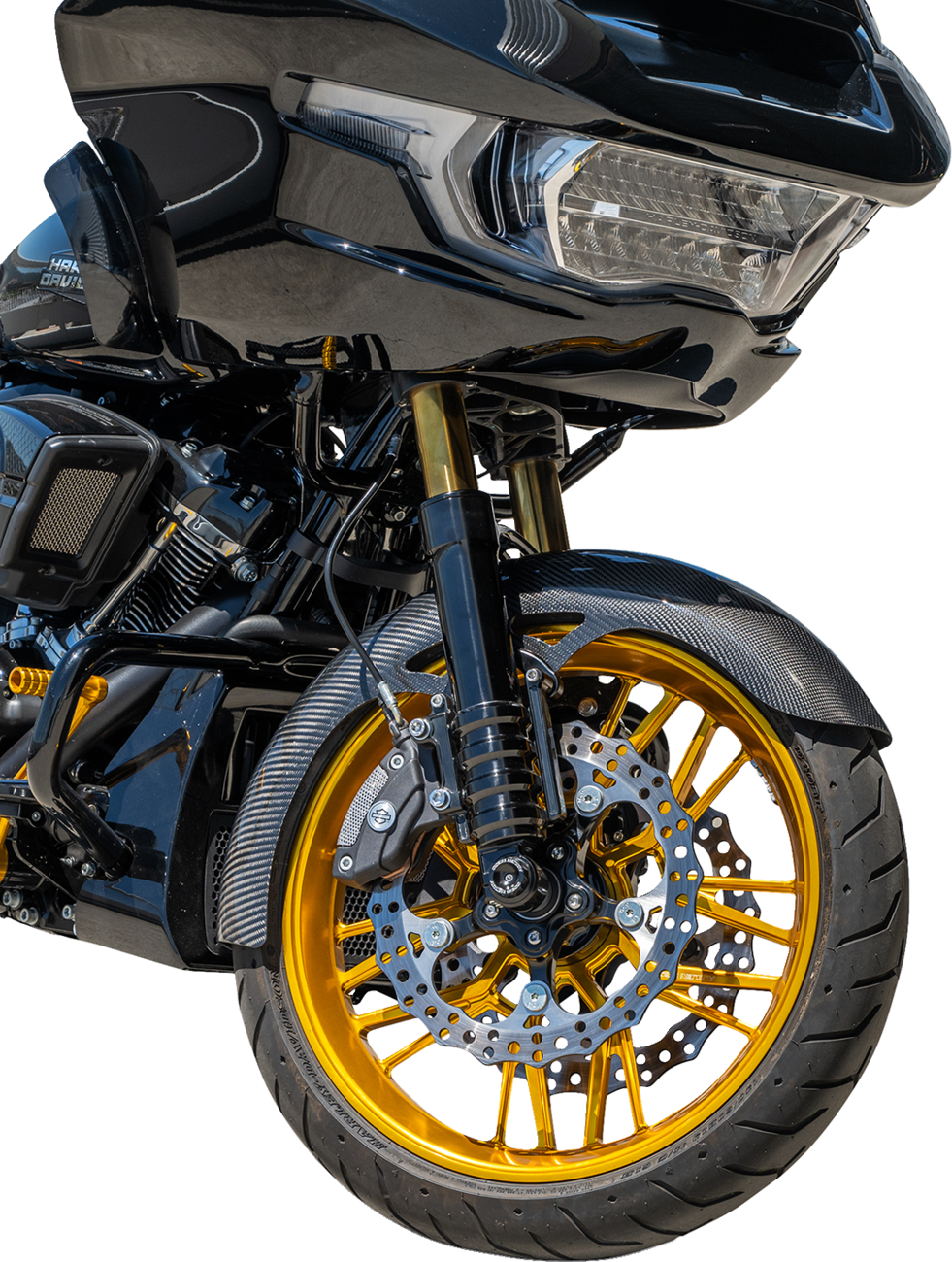 Carbon Fiber 19" Wrapper Front Fender