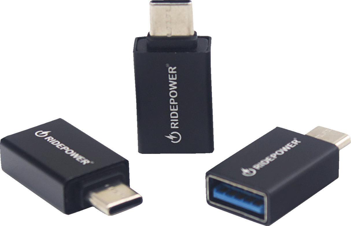 Female USB to Male USB-C Power Adapter