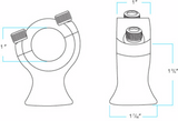 1-3/4" Slimline Handlebar Risers