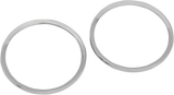 Chrome Speaker Bezels