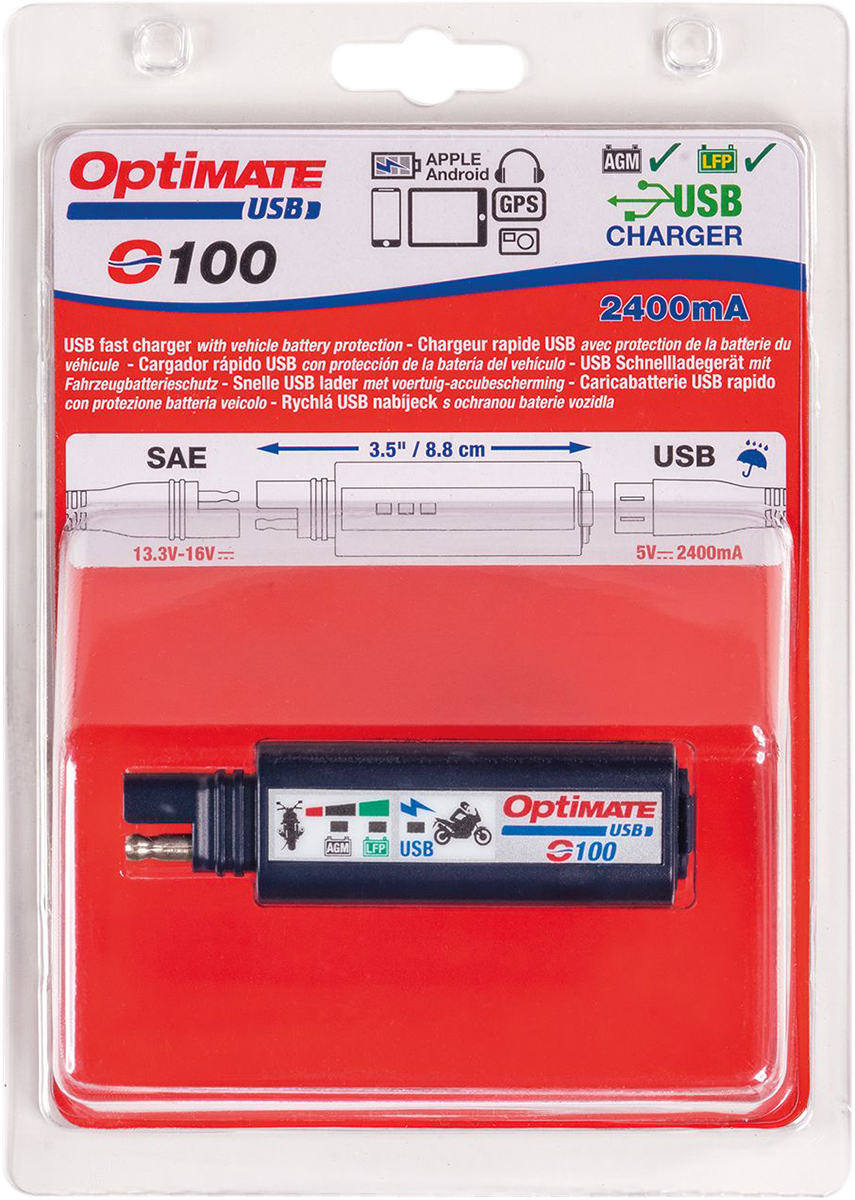 OptiMate™ Single USB Charger