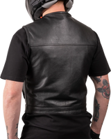 Encinal Leather Shorty Riding Vest