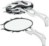 Flame Oval Mirrors
