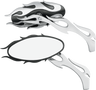 Flame Oval Mirrors