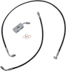 Black Braided Brake Line Kit