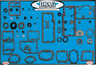 Gasket, Seal and O-Ring Display for Big Twin 5-Speed Transmissions