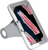 Side Mount License Plate with LED Tag Light