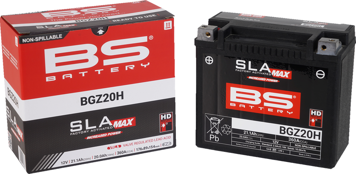 SLA MAX Factory- Activated AGM Maintenance-Free Battery
