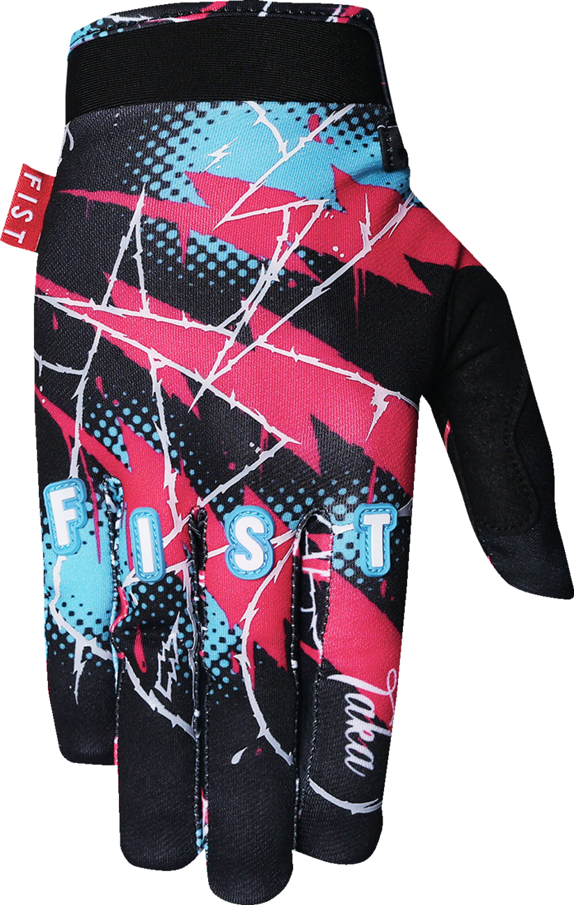 Youth Strapped Taka Higashino Red Label Strike Gloves (Ages 8-14)