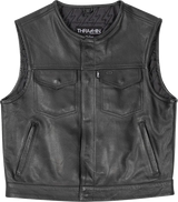 Encinal Leather Shorty Riding Vest