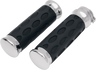 Custom Rubber Grips - Hotop - Chrome/Rubber - Cable