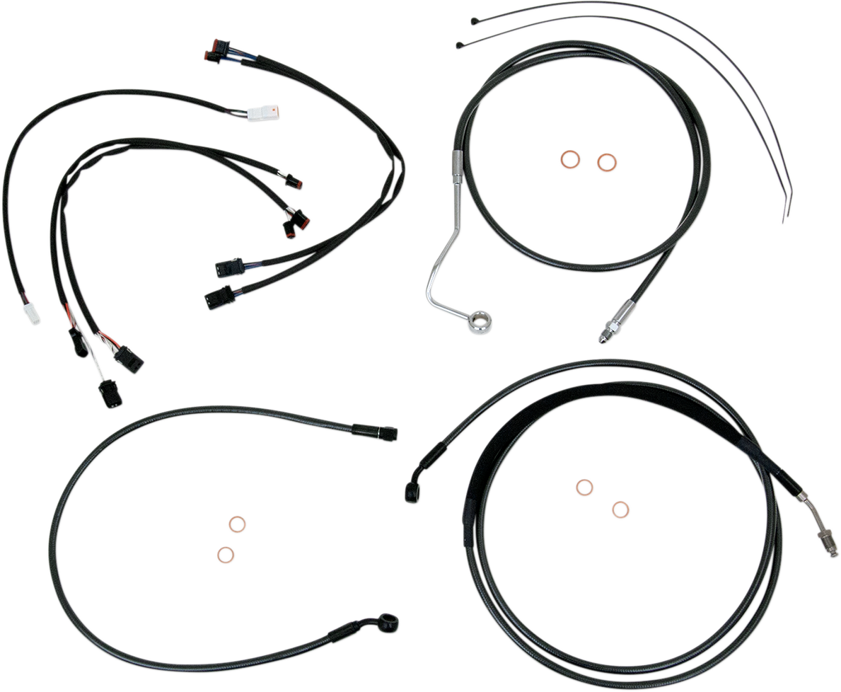 Black Pearl™ Upper Handlebar Installation Kit - 12"-14" - '17-'19 FLHRXS
