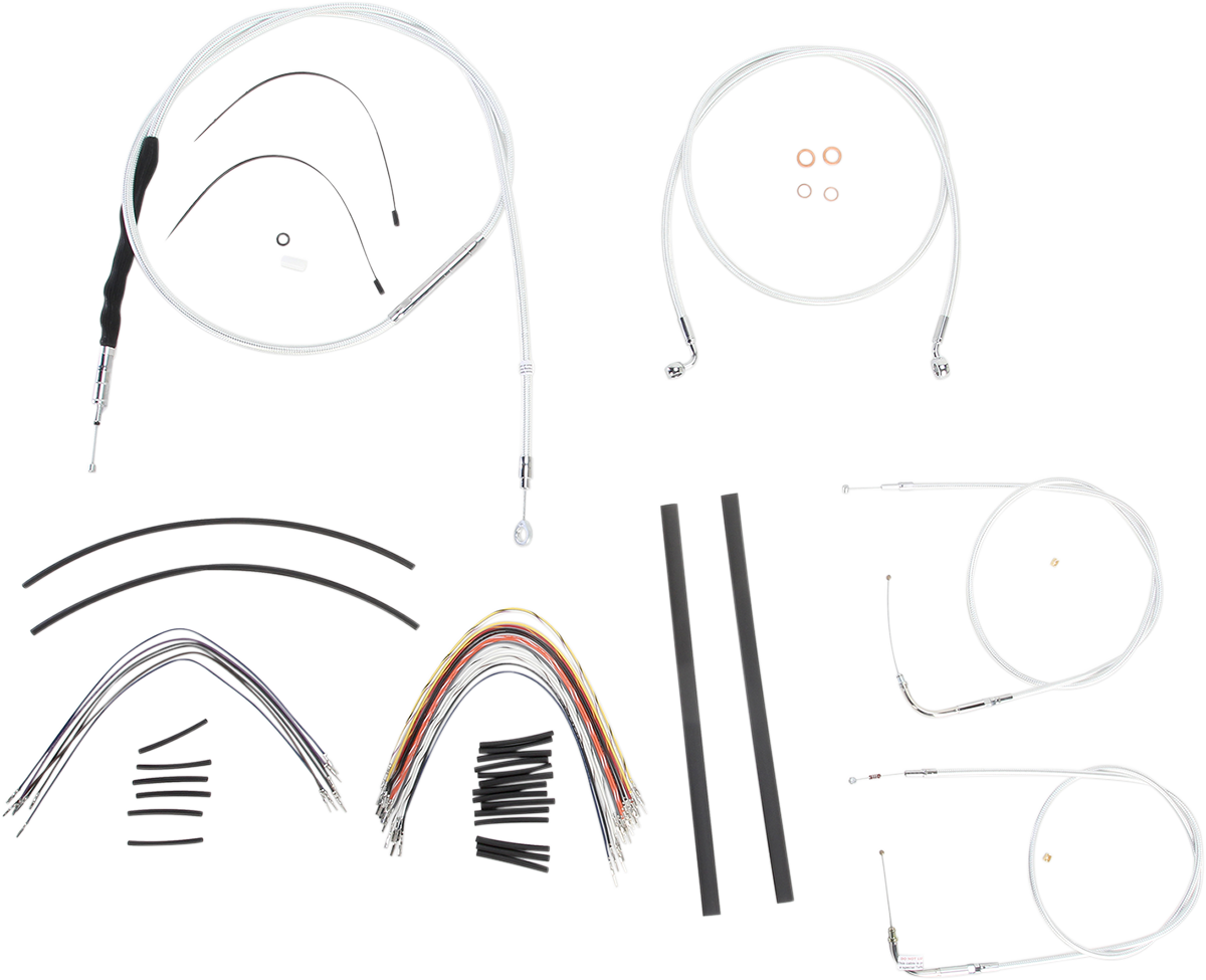 Sterling Chromite II® Designer Handlebar Installation Kit - 12"-14" - '07-'11 FXD