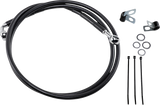 Extended Length Black Vinyl Brake Line Kit [1/2]