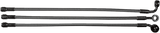 Brake Line - 10 mm/90° - 27" - Black Pearl