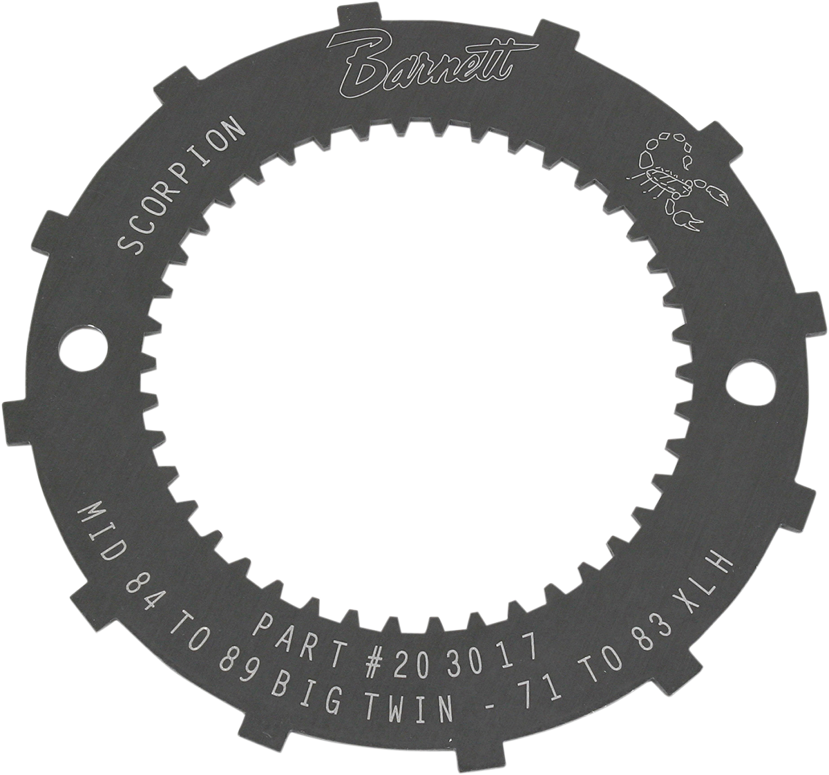 Scorpion Clutch Lock Plate