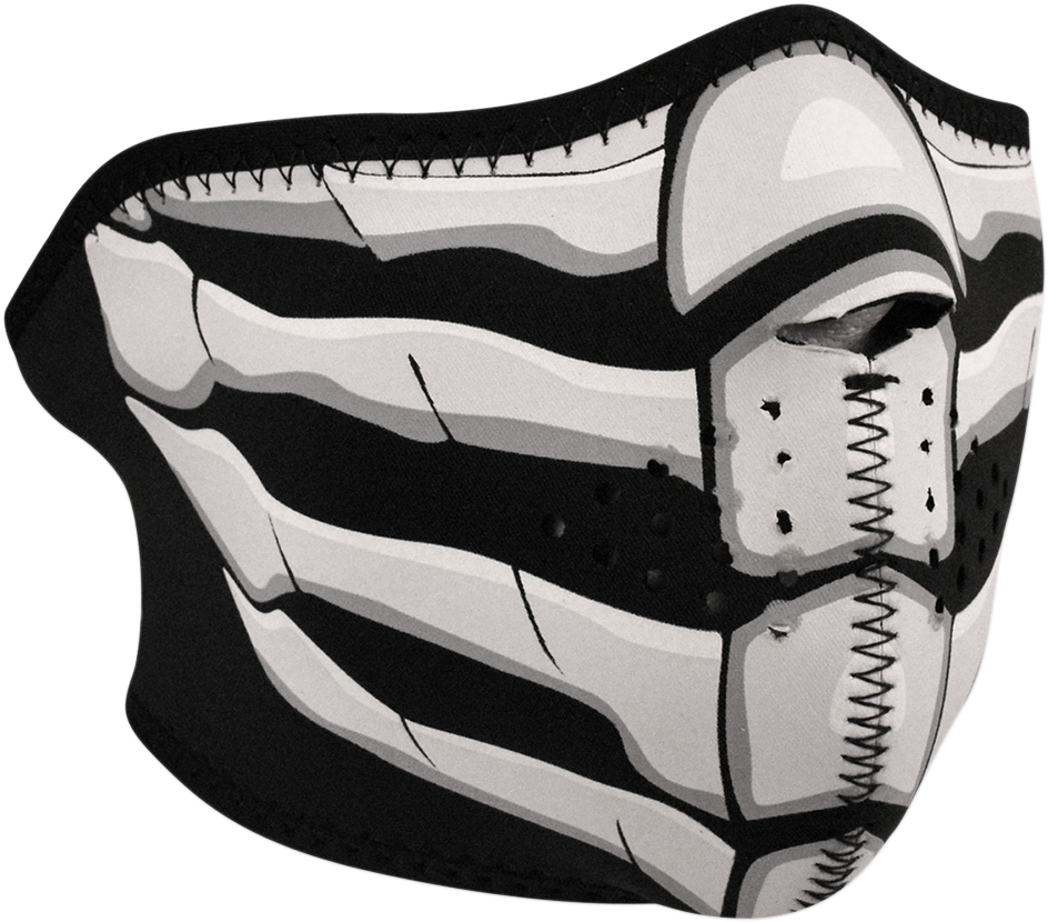 Neoprene Half Mask — Glow-in-the-Dark