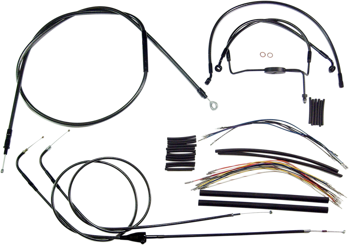 Black Pearl™ Upper Handlebar Installation Kit - 12"-14" - '15 FLS