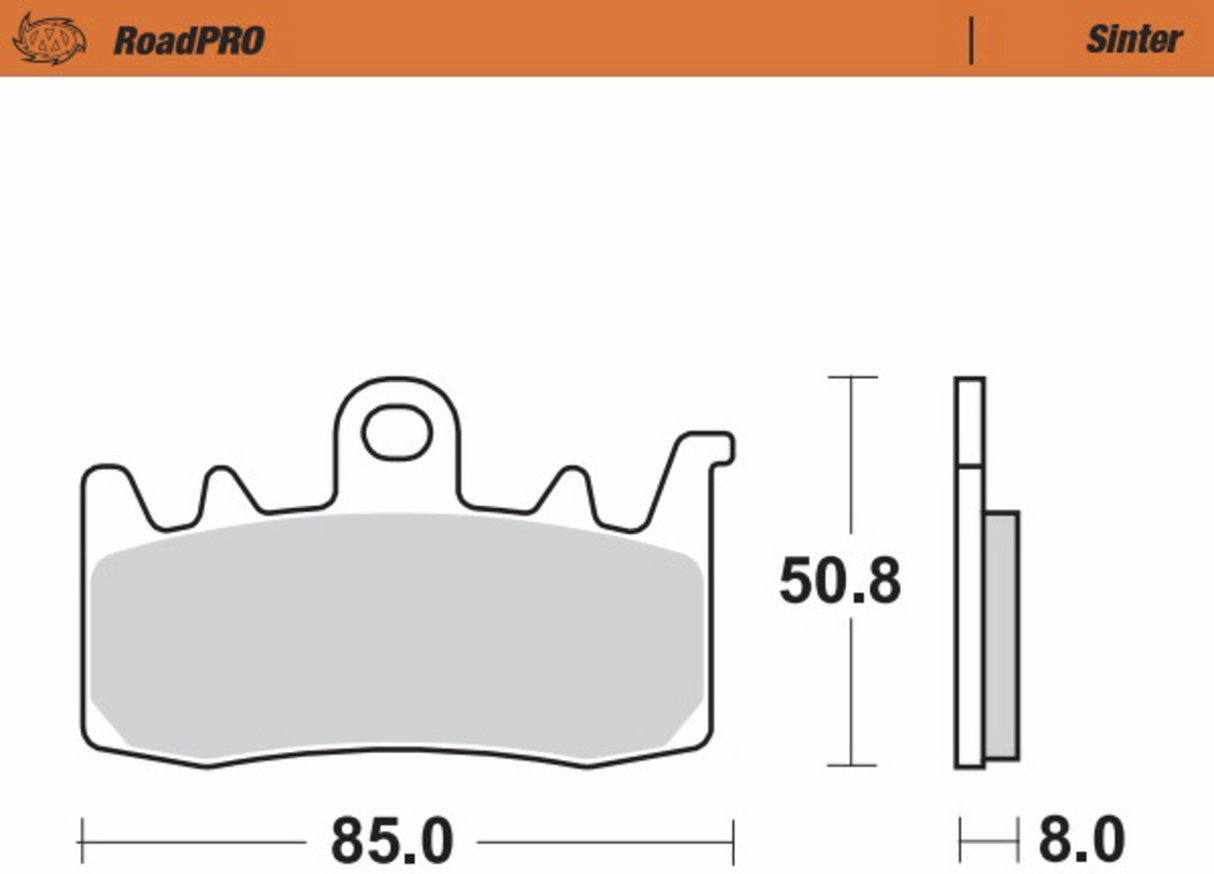 Road Pro Sintered Front Brake Pads