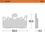 Road Pro Sintered Front Brake Pads
