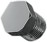 Chrome Hex Drain Plug