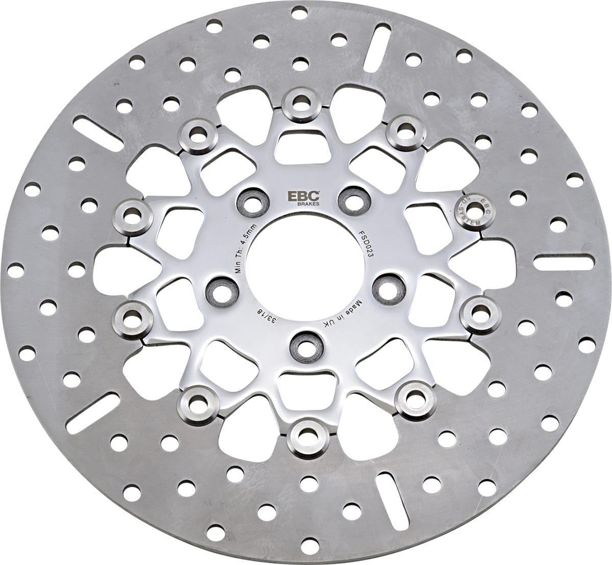 FSD Series Stainless Steel Front Brake Rotor for Big Twins