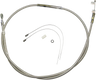 High-Efficiency Polished Stainless Clutch Cable - 62-11/16"
