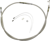 High-Efficiency Polished Stainless Clutch Cable - 70-11/16"