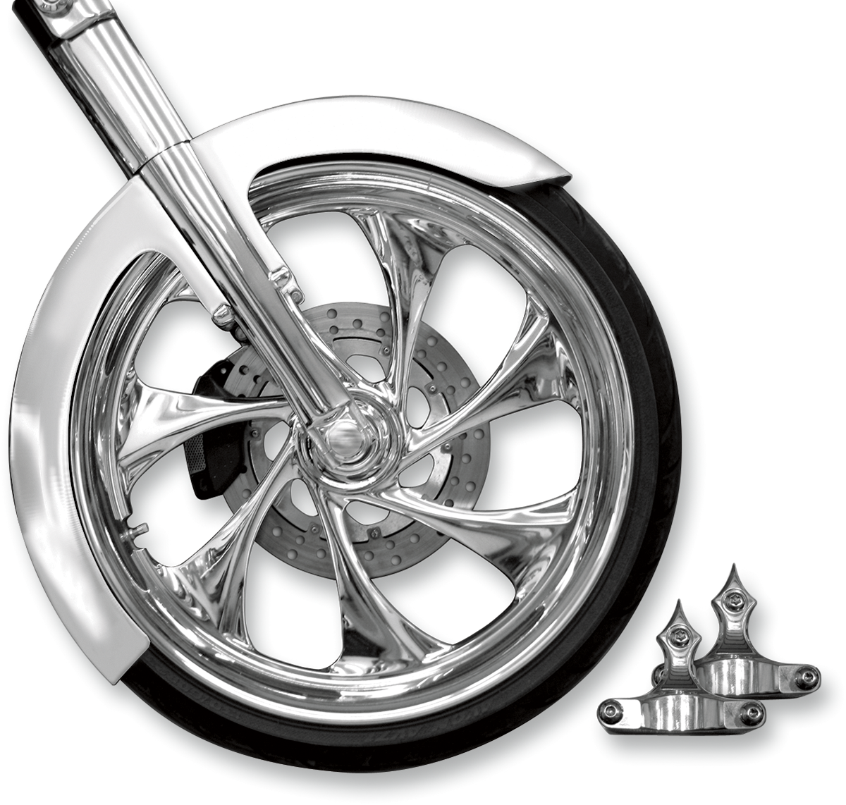 Front Fender Kit for 23" Wheel