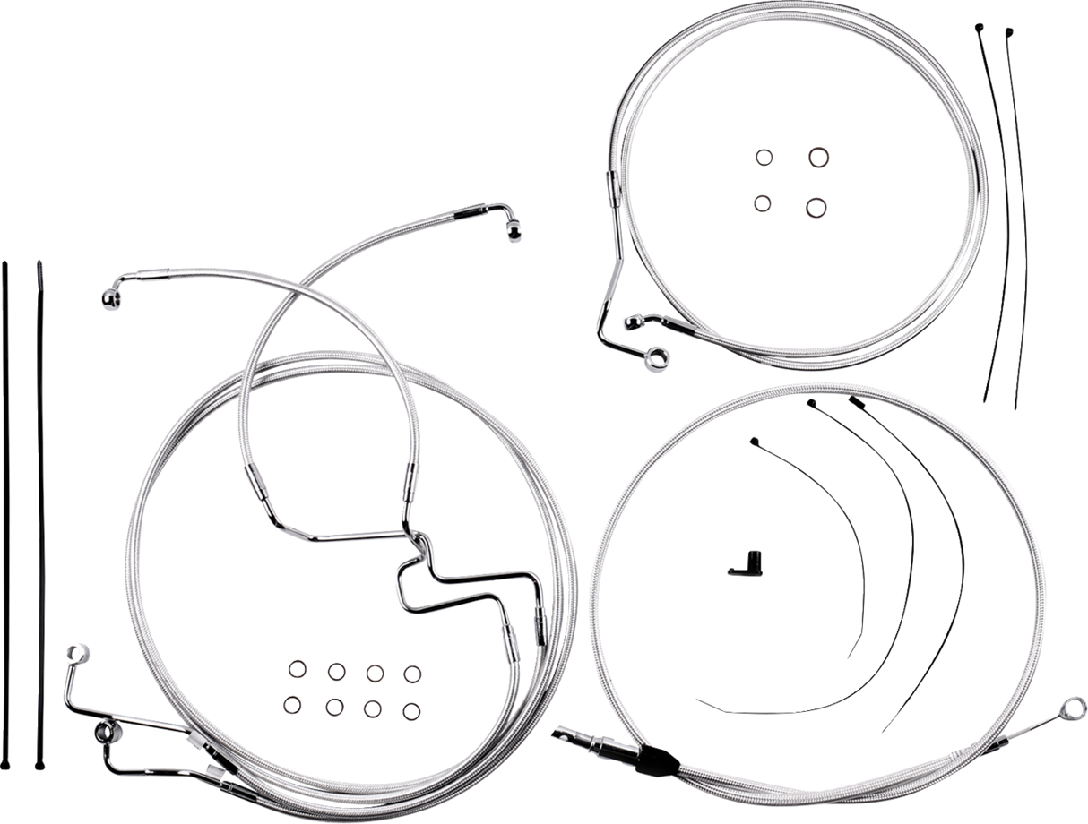 Sterling Chromite II® Designer Handlebar Installation Kit - 6" - '21-'23 FLTR