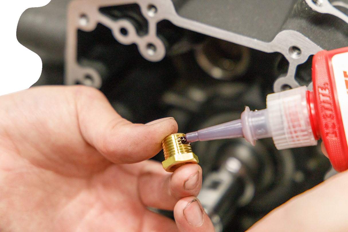 Assembled Engine Case Piston Cooling Jet Pressure Tester