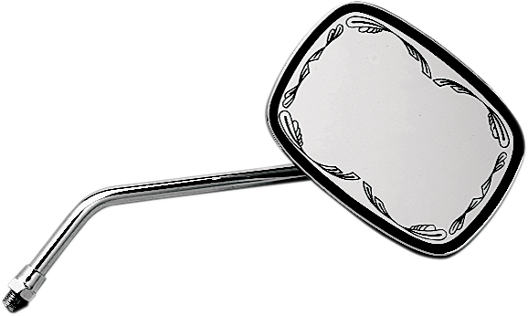 Die-Cast Scrolled Mirror