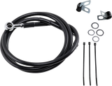 Extended Length Black Vinyl Brake Line Kit [2/2]