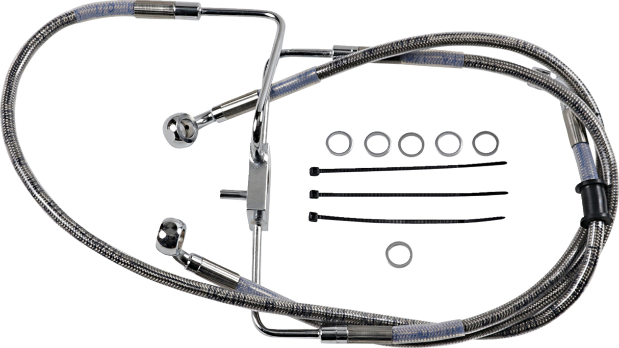 Extended Length Stainless Steel Brake Line